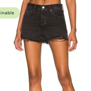 Agolde Parker Shorts Black 29